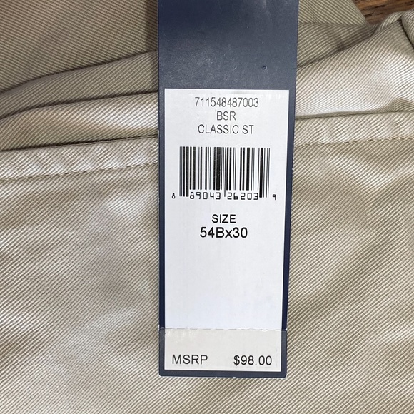 Polo Ralph Lauren Khaki Classic Fit Pants NWT - Picture 10 of 13